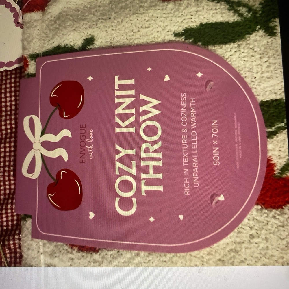 Cherry blanket